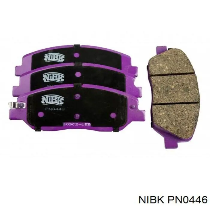 Передні тормозні колодки PN0446 Nibk