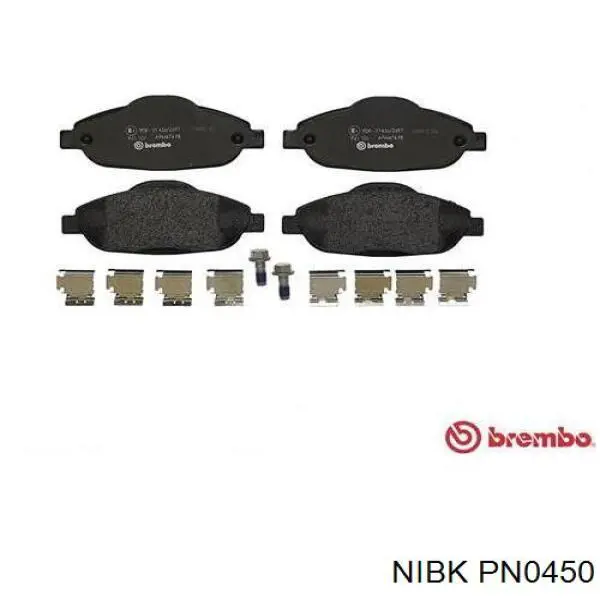 Гальмівні колодки Nibk PN0450 ціна, від 29.95 USD