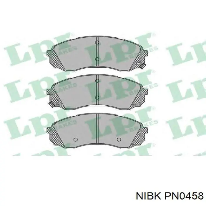 Гальмівні колодки Nibk PN0458 ціна, від 32.32 USD