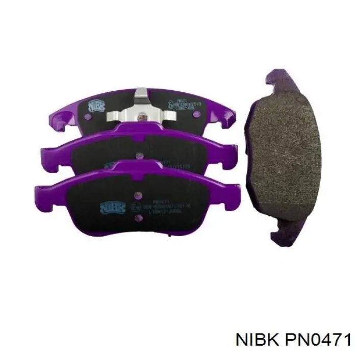 Передні тормозні колодки PN0471 Nibk