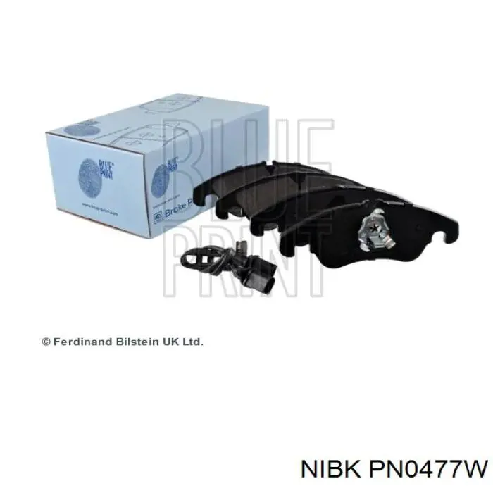 PN0477W Nibk Передні гальмівні колодки
