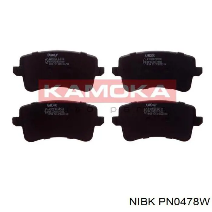 Задні гальмівні колодки Nibk PN0478W ціна, від 42.45 USD