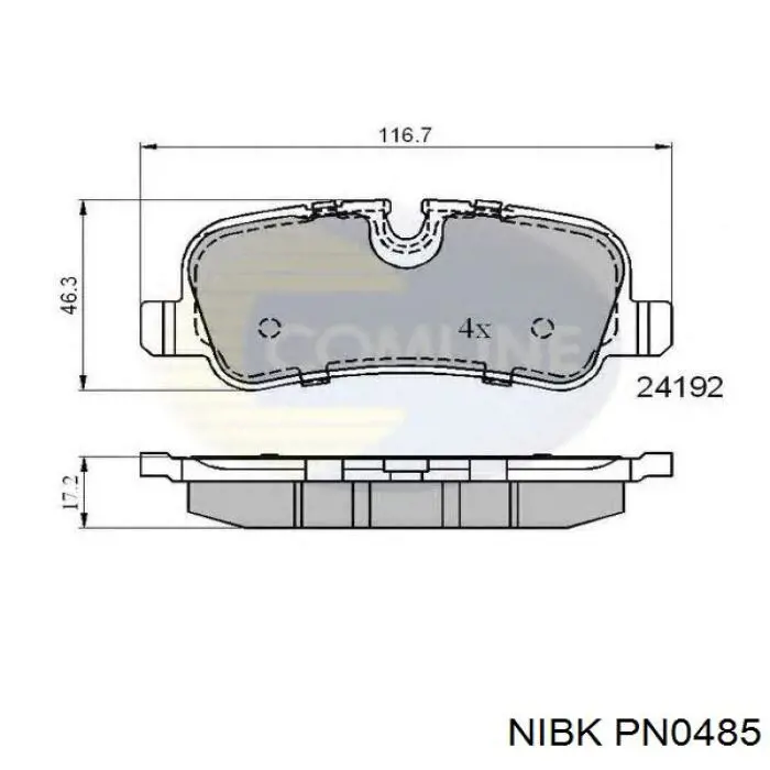 Купити SFP500040 Land Rover Задні колодки