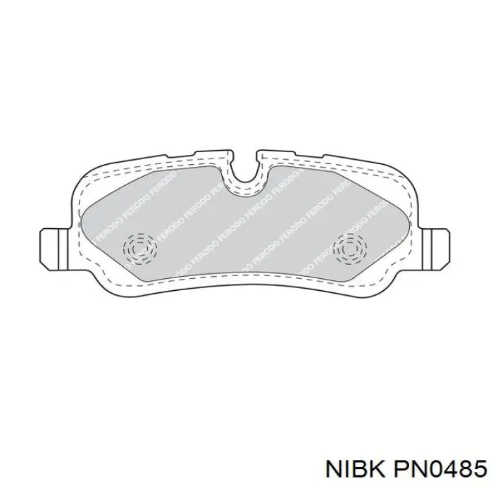 Задні гальмівні колодки Land Rover SFP500040 ціна, від 25.26 USD