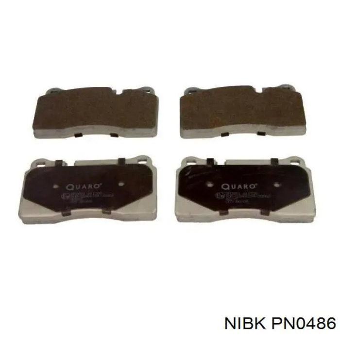 PN0486 Nibk Передні гальмівні колодки