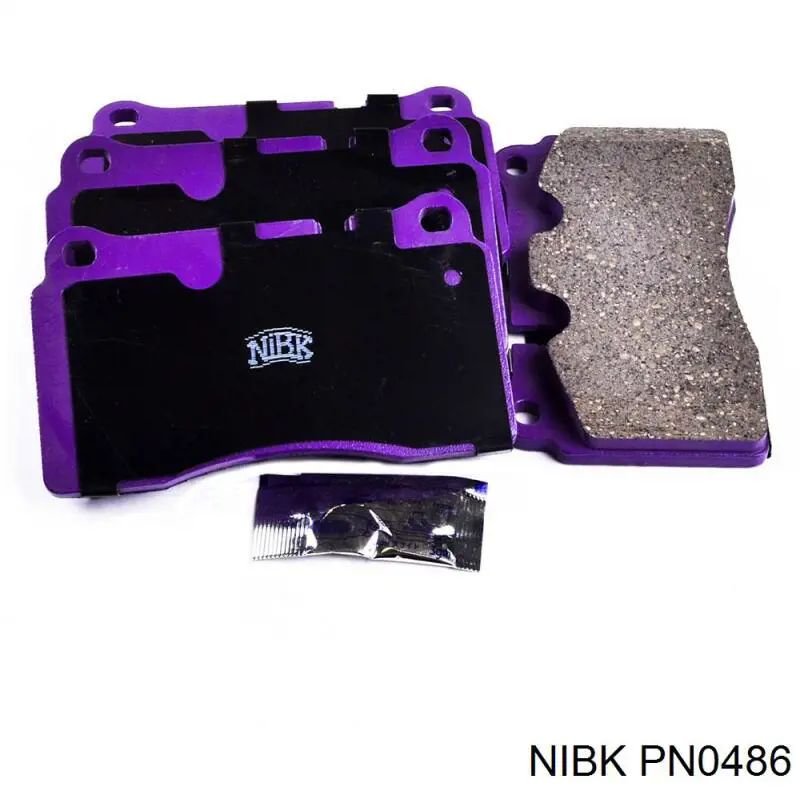 Передні тормозні колодки PN0486 Nibk