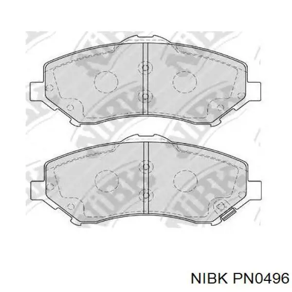 PN0496 Nibk Передні гальмівні колодки