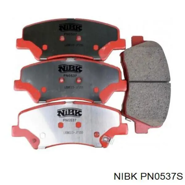 PN0537S Nibk колодки гальмівні передні, дискові