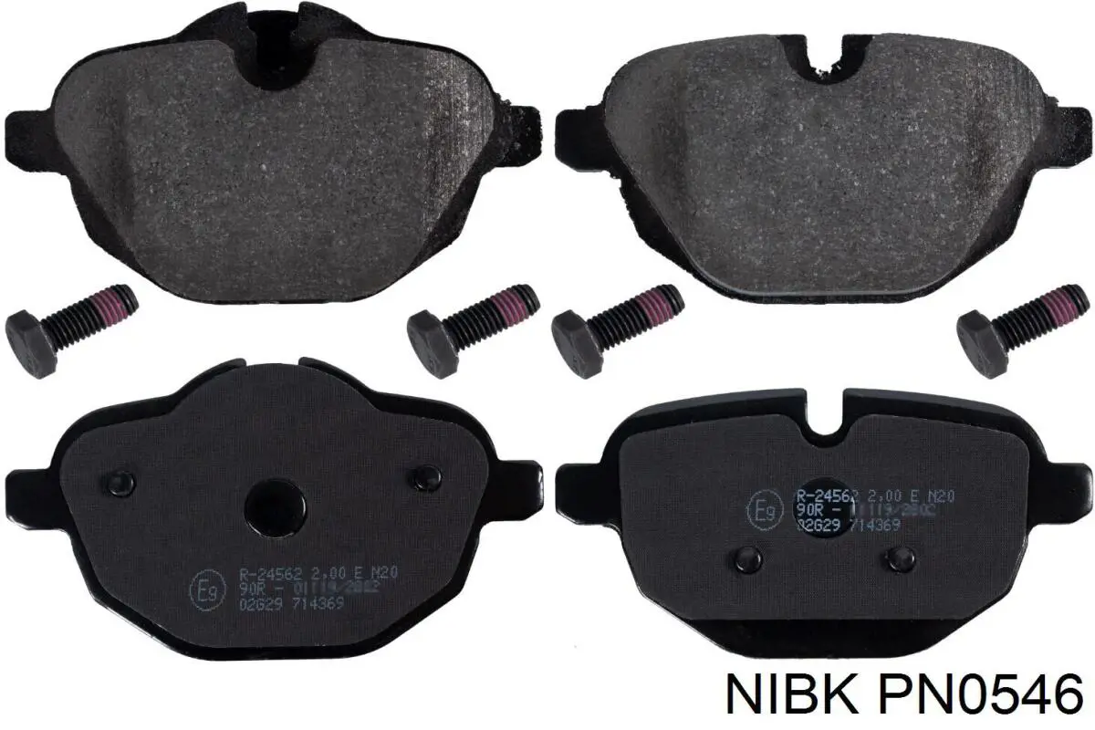 Задні гальмівні колодки PN0546 Nibk