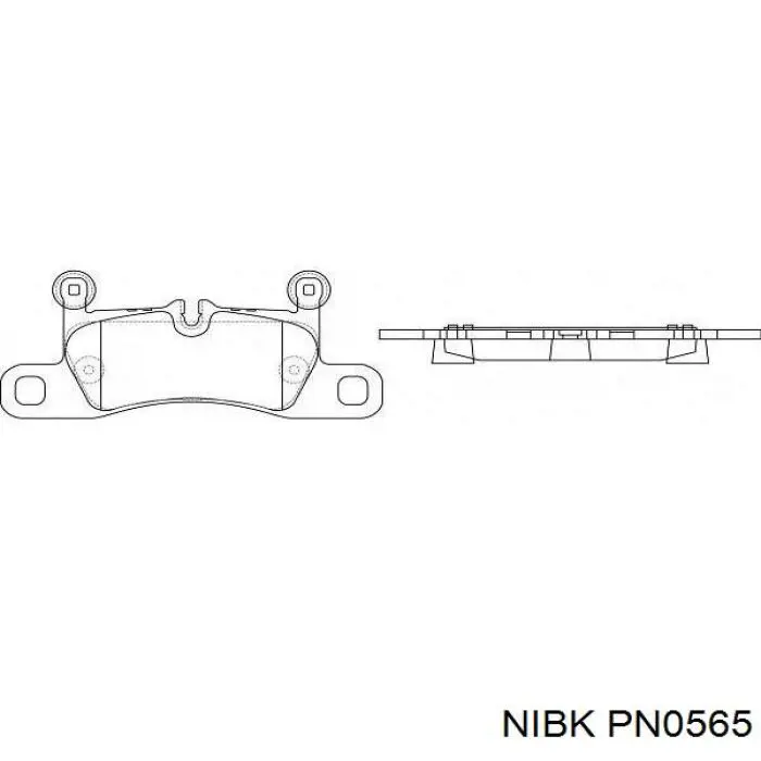 Купити 07B31547 Brembo Задні колодки