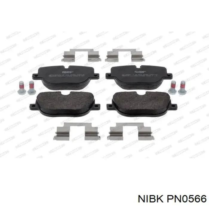 Задні гальмівні колодки PN0566 Nibk