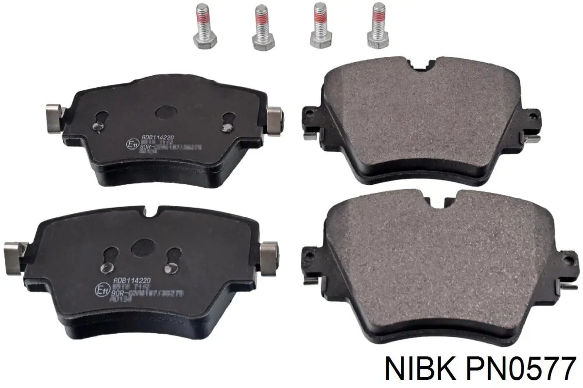 Гальмівні колодки Nibk PN0577 ціна, від 55.98 USD