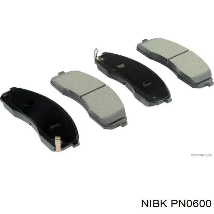 PN0600 Nibk Передні гальмівні колодки