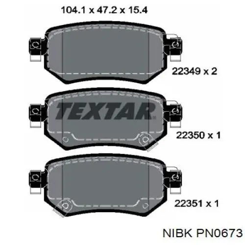 Задні гальмівні колодки Rotinger RT1PD32340 ціна, від 33.91 USD
