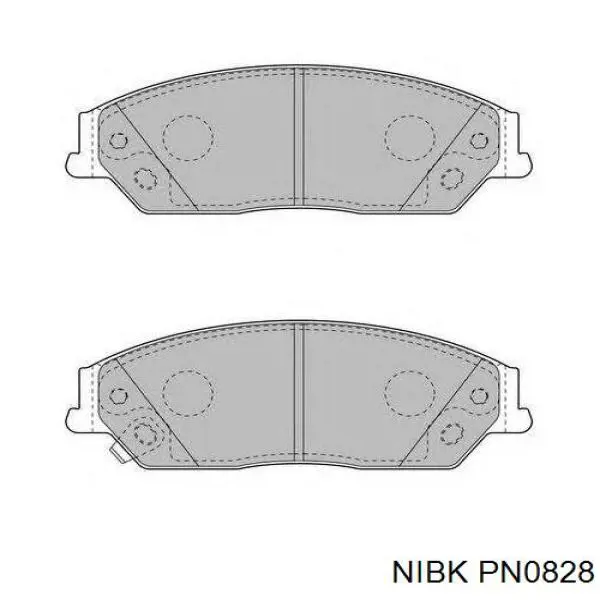 Передні тормозні колодки PN0828 Nibk