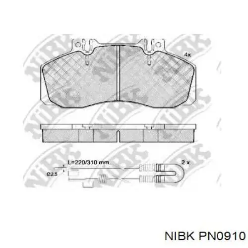 CKKH36 CTR Передні гальмівні колодки