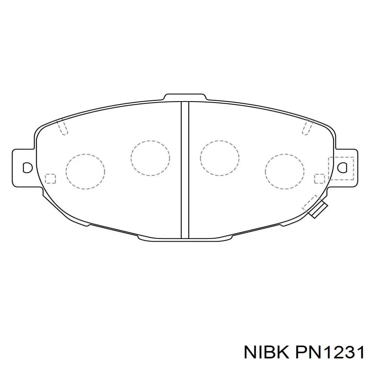 Колодки гальмівні передні, дискові 0446524020 Toyota