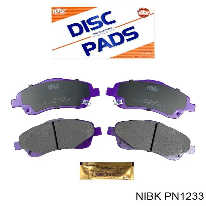 Гальмівні колодки Nibk PN1233 ціна, від 25.19 USD