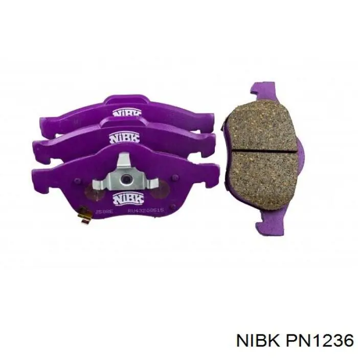 Гальмівні колодки Nibk PN1236 ціна, від 23.42 USD