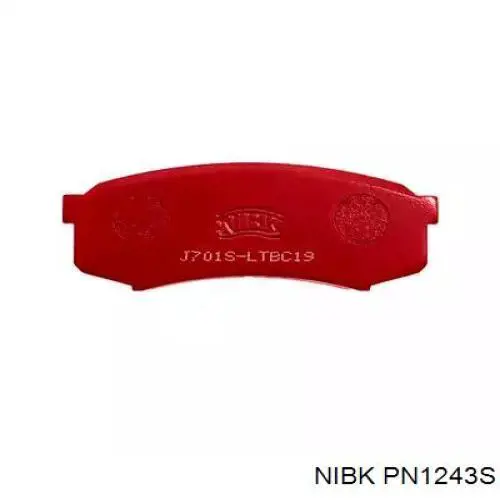 Задні гальмівні колодки PN1243S Nibk