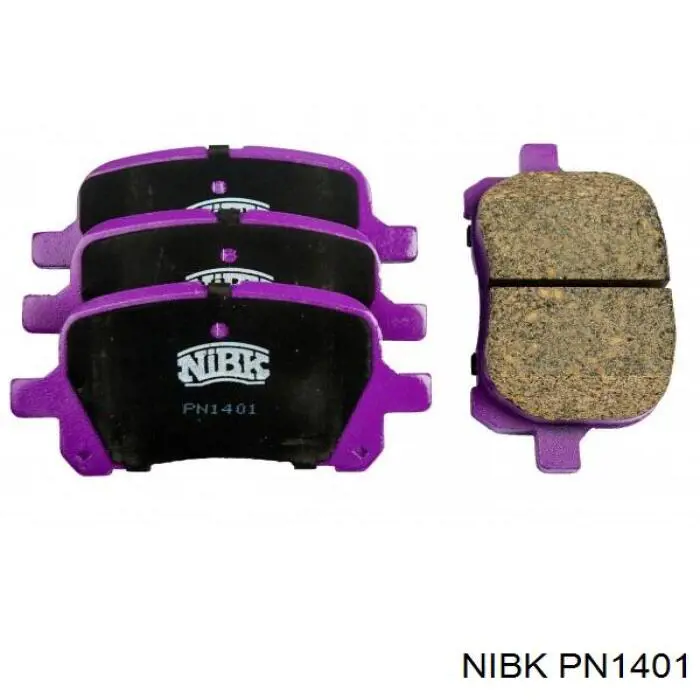 Передні тормозні колодки PN1401 Nibk