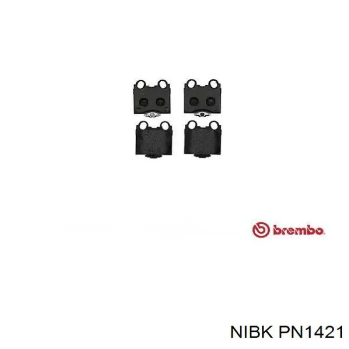 Задні гальмівні колодки PN1421 Nibk