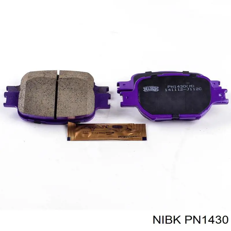 PN1430 Nibk Передні гальмівні колодки