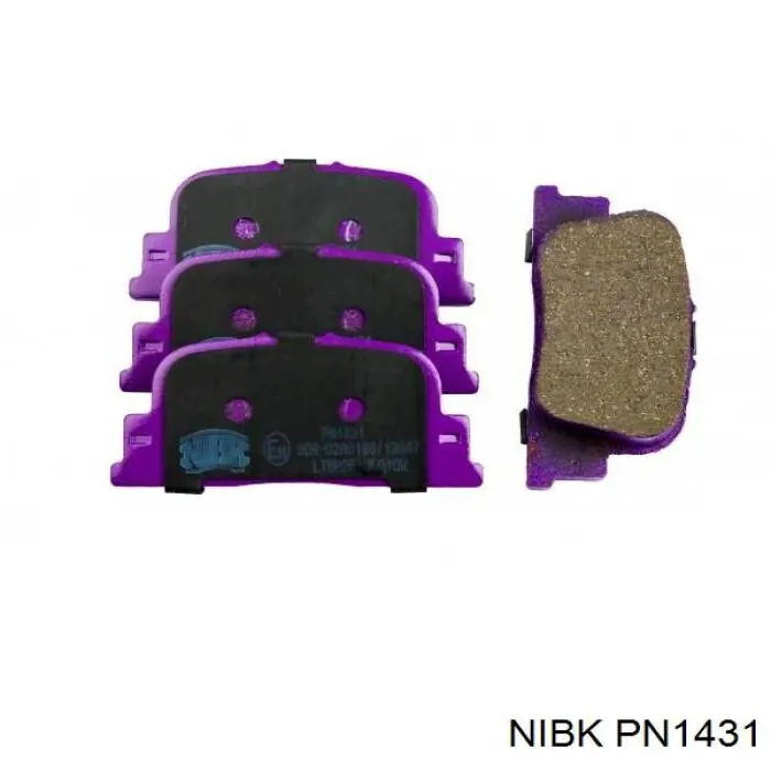 Купити PN1431 Nibk Задні колодки