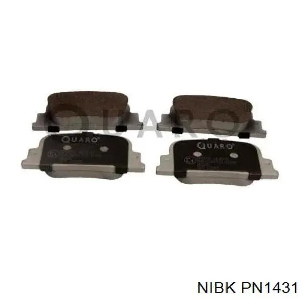 Задні гальмівні колодки PN1431 Nibk