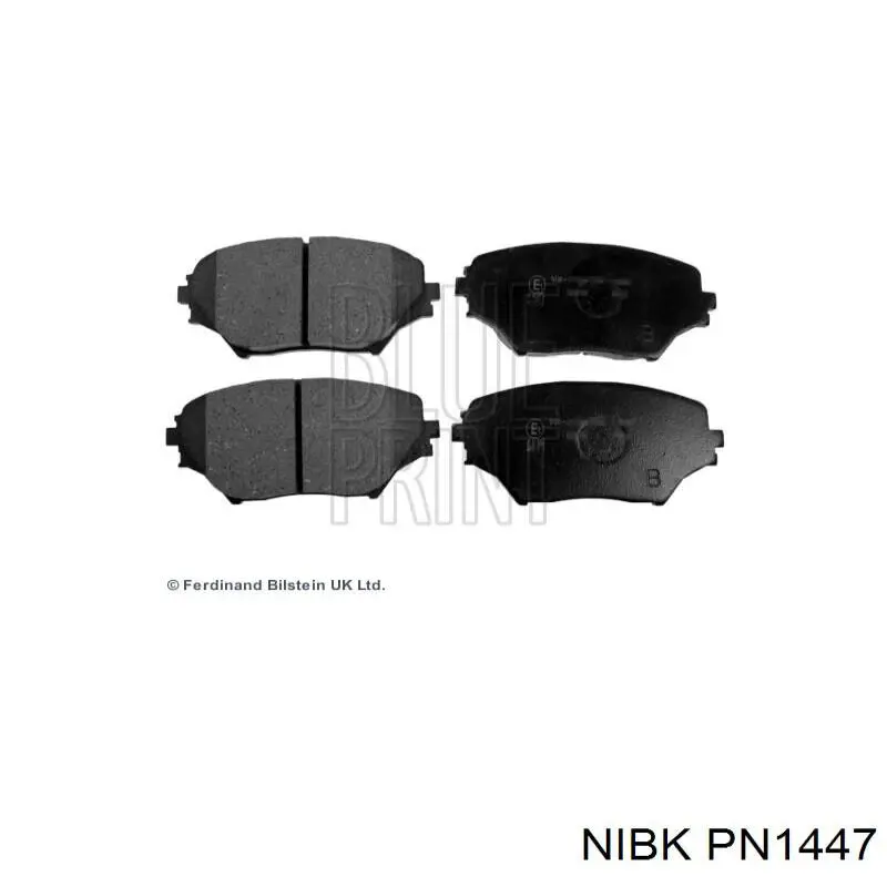 Передні тормозні колодки PN1447 Nibk