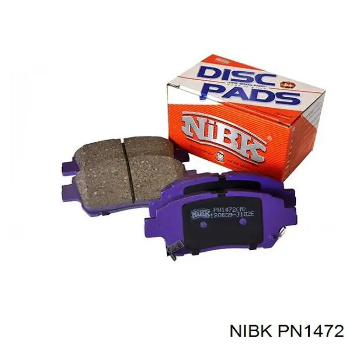 Передні тормозні колодки PN1472 Nibk