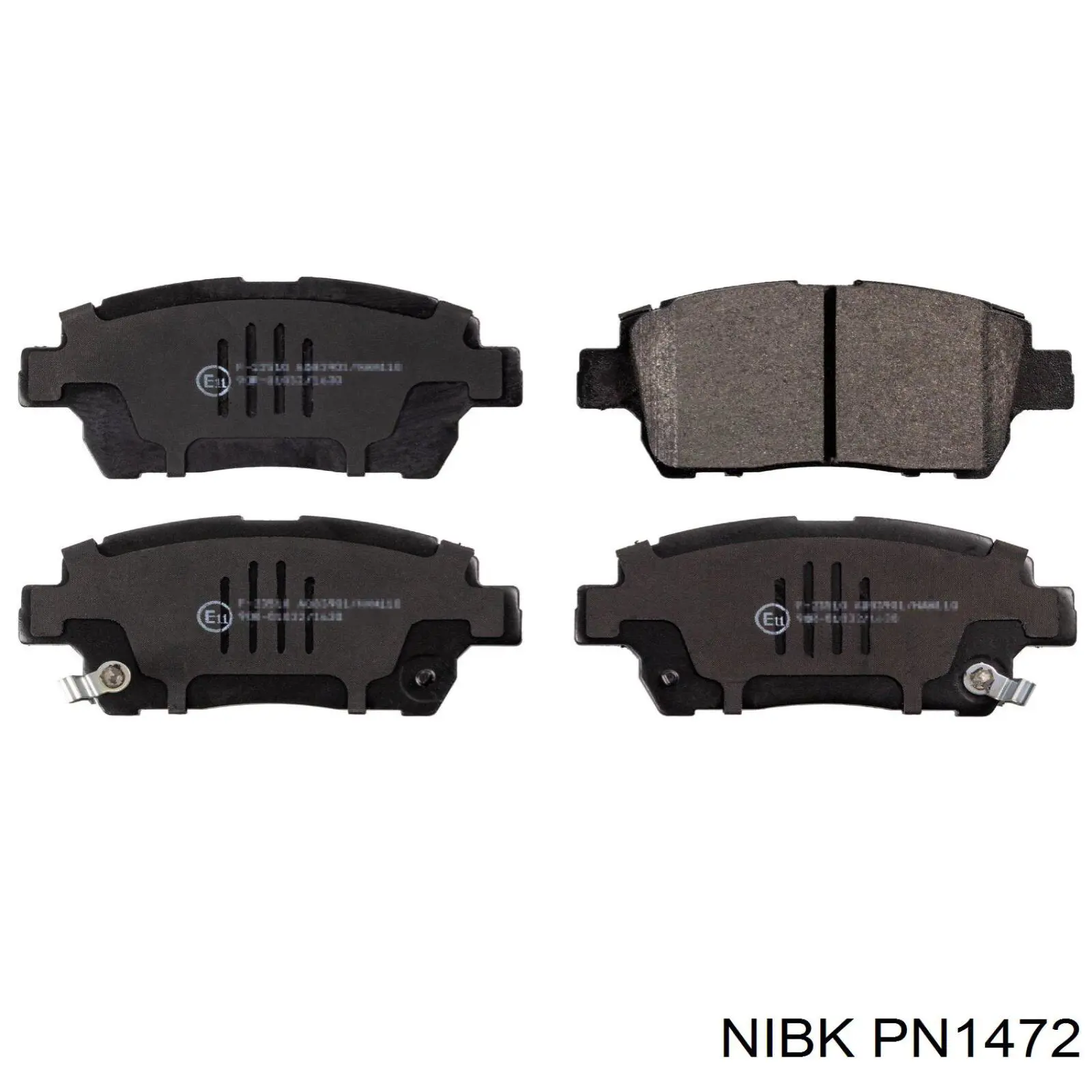 Гальмівні колодки Nibk PN1472 ціна, від 13.75 USD
