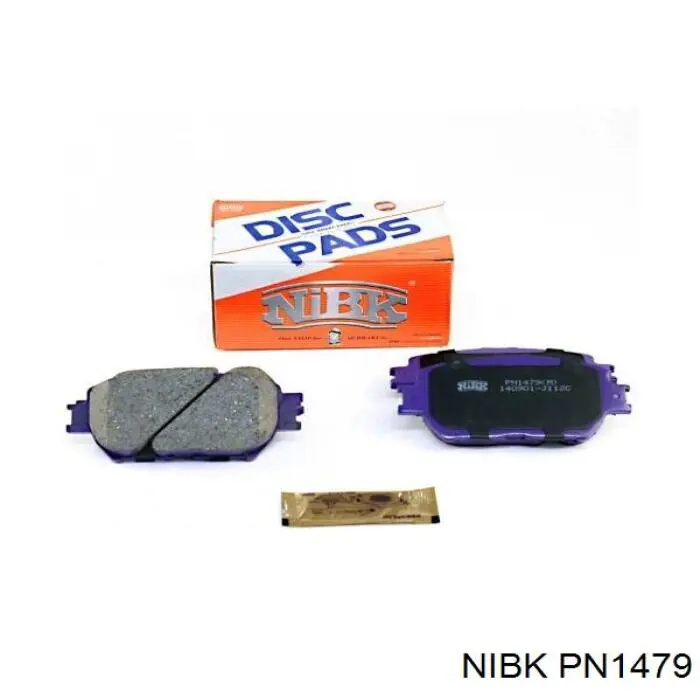 Передні тормозні колодки PN1479 Nibk