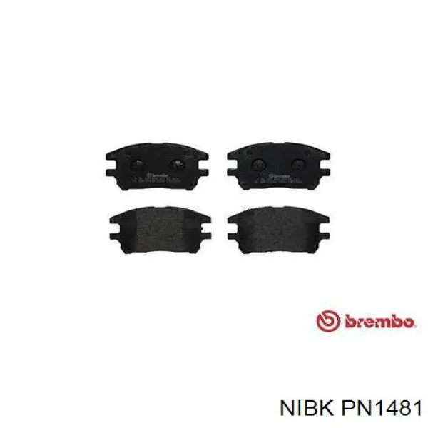 Передні тормозні колодки PN1481 Nibk
