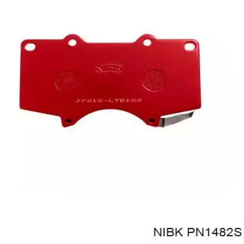 Передні тормозні колодки PN1482S Nibk