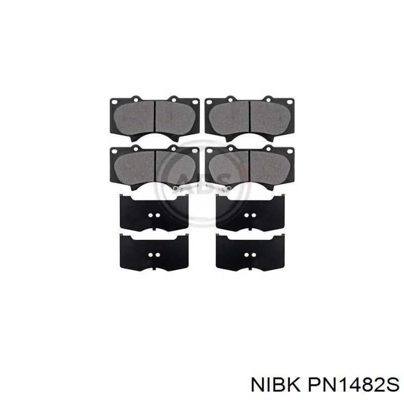 Купити PN1482S Nibk Колодки гальмівні передні, дискові