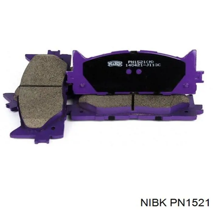 Гальмівні колодки Nibk PN1521 ціна, від 31.74 USD