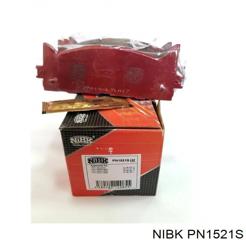 Передні тормозні колодки PN1521S Nibk