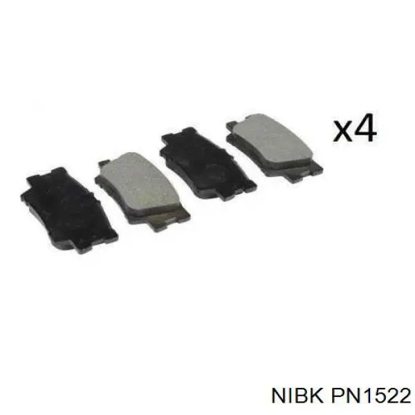 Купити PN1522 Nibk Задні колодки