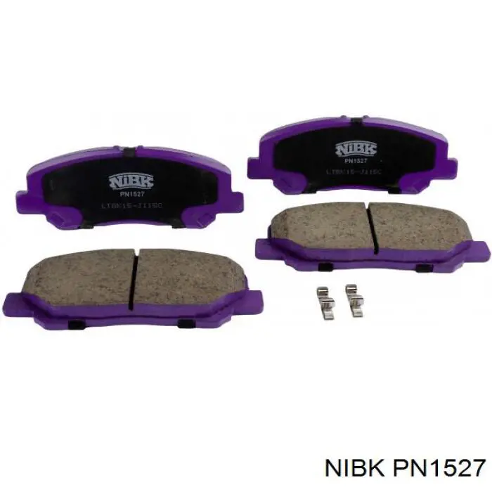 PN1527 Nibk колодки гальмівні передні, дискові