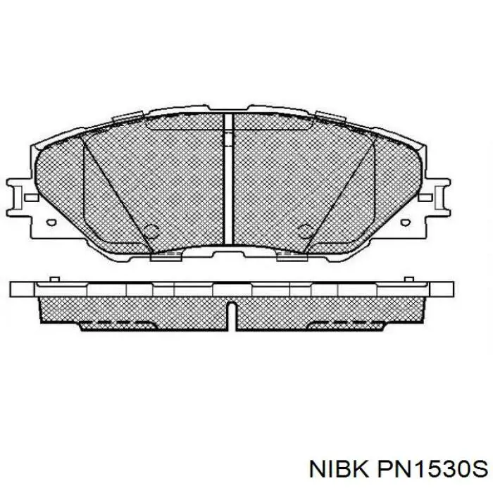 PN1530S Nibk Передні гальмівні колодки