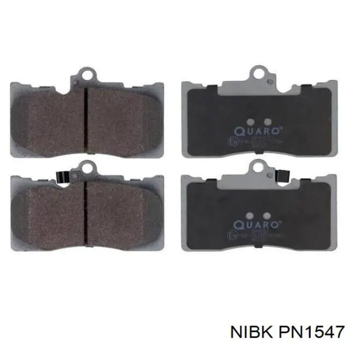 Гальмівні колодки Nibk PN1547 ціна, від 38.67 USD