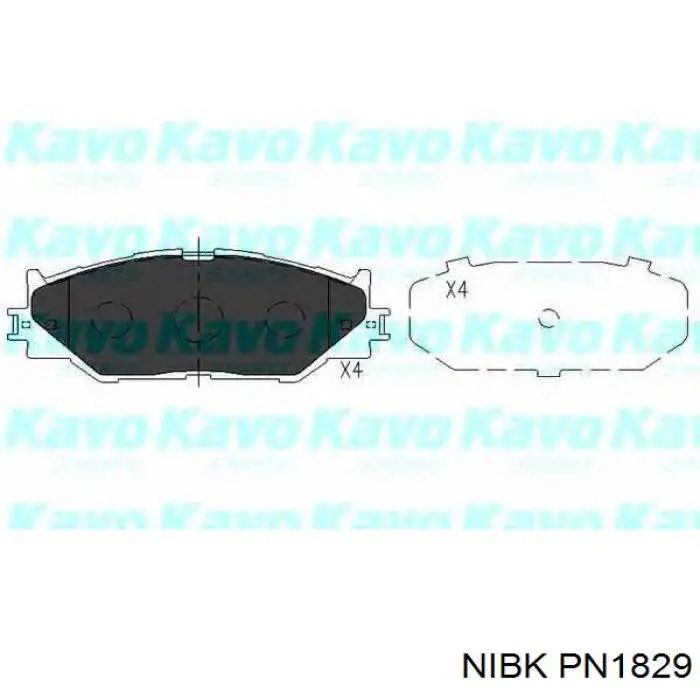 Купити PN1829 Nibk Колодки гальмівні передні, дискові