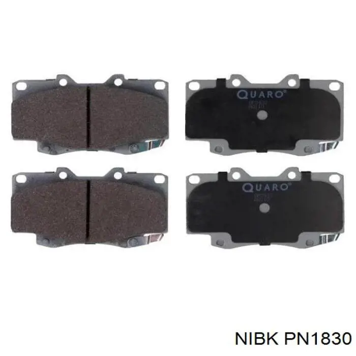 Гальмівні колодки Nibk PN1830 ціна, від 32.62 USD