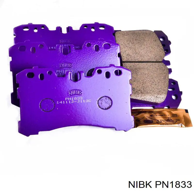 Гальмівні колодки Nibk PN1833 ціна, від 44.34 USD