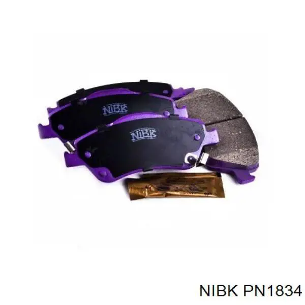 Гальмівні колодки Nibk PN1834 ціна, від 22.86 USD