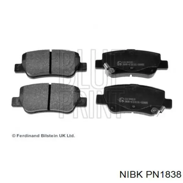 Купити PN1838 Nibk Задні колодки