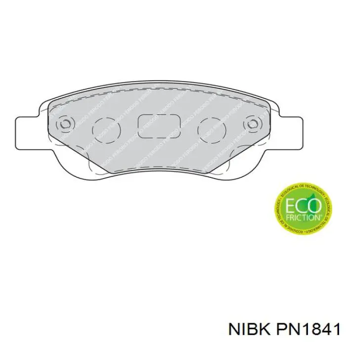 Купити PN1841 Nibk Колодки гальмівні передні, дискові