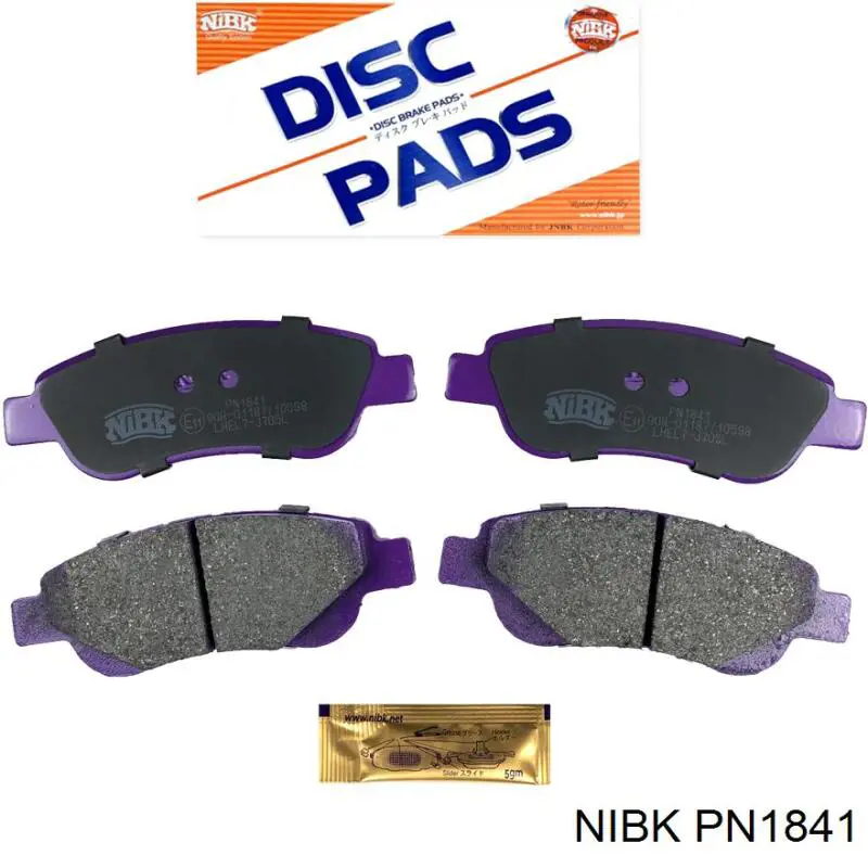 Гальмівні колодки Nibk PN1841 ціна, від 19.55 USD