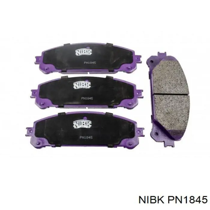 Передні тормозні колодки PN1845 Nibk